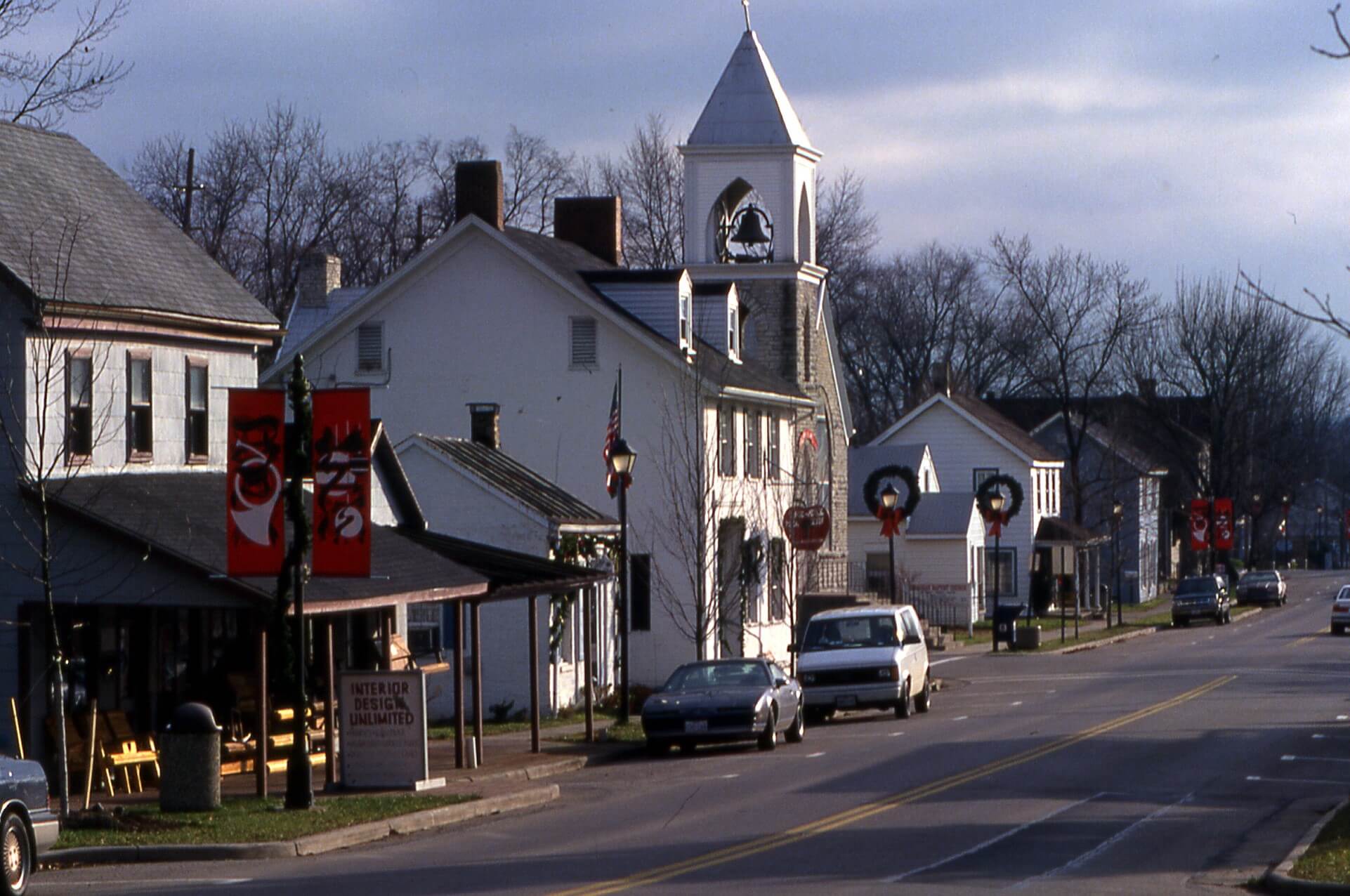 A newer two-story neighborhood in Springboro, Ohio