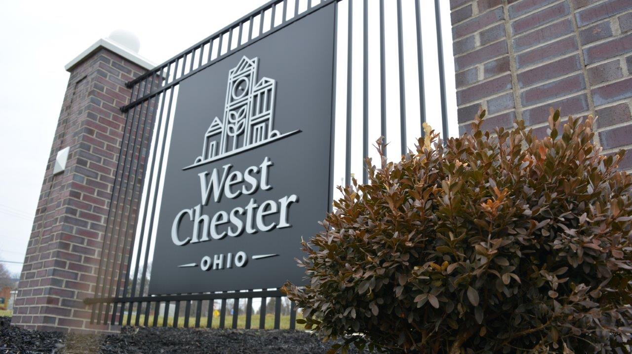 A subdivision street in West Chester Township, Ohio